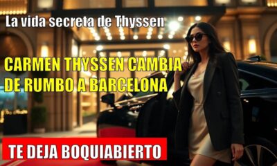 ROMPE el CAMBIO Carmen Thyssen se muta a BARCELONA para estudiar DERECHO