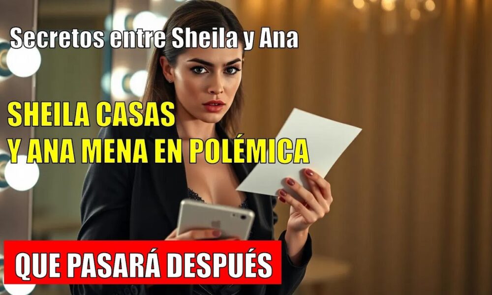 ROMPE LA TENSIÓN: EL GIRO REVELA LA INEXISTENTE RELACIÓN DE SHEILA CASAS Y ANA MENA
