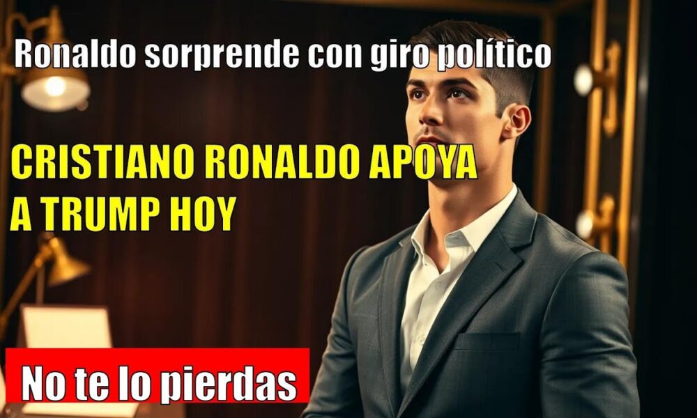 Ronaldo revela su apoyo a Trump y un giro político