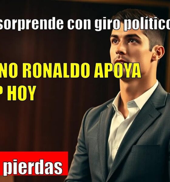 Ronaldo revela su apoyo a Trump y un giro político
