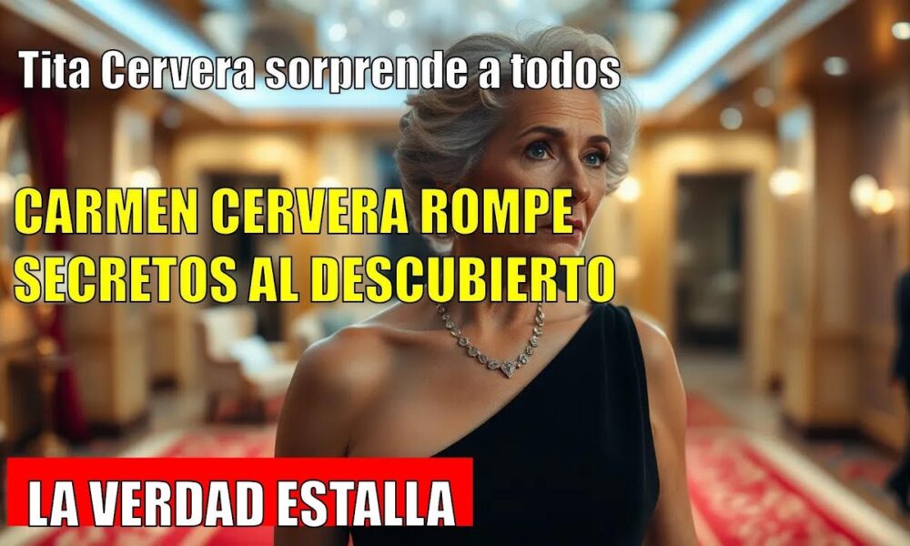 Tita Cervera: ¿pierde el apellido Thyssen y el título de baronesa?