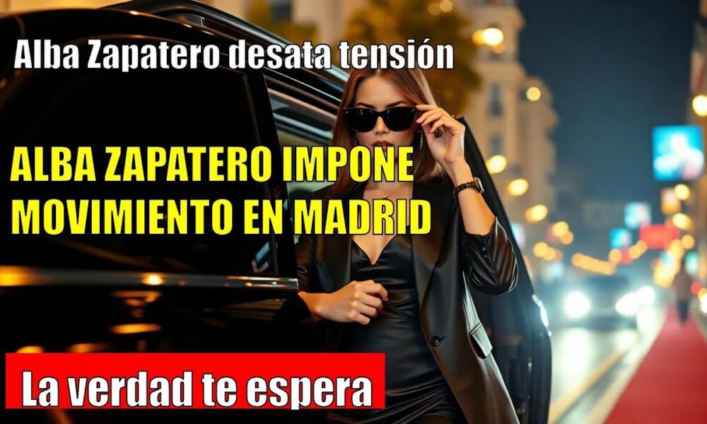 Alba Zapatero DESATA TENSIÓN CON SU NUEVA CASA