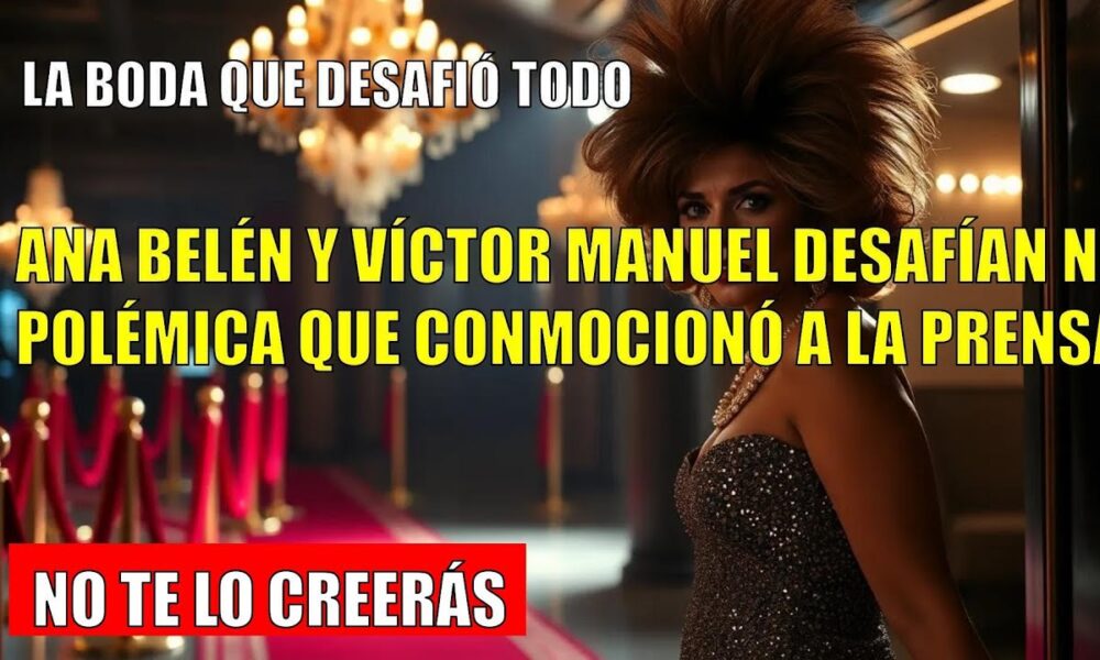 DESATA REVUELO: La BODA CIVIL que marcó a Ana Belén y Víctor Manuel