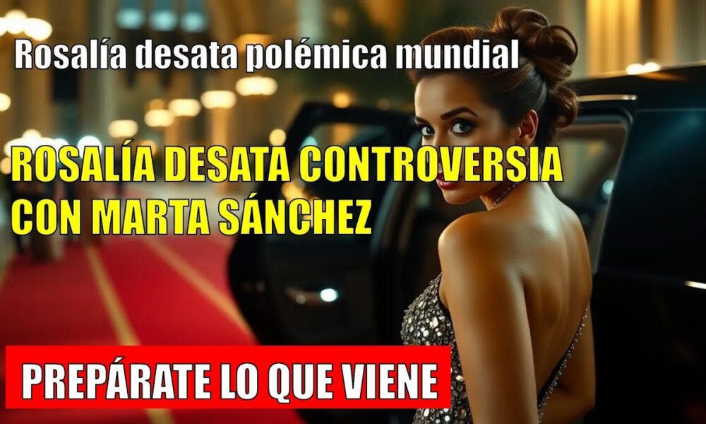 Lo que Marta Sánchez CONFIESA sobre el efecto Rosalía te SORPRENDERÁ