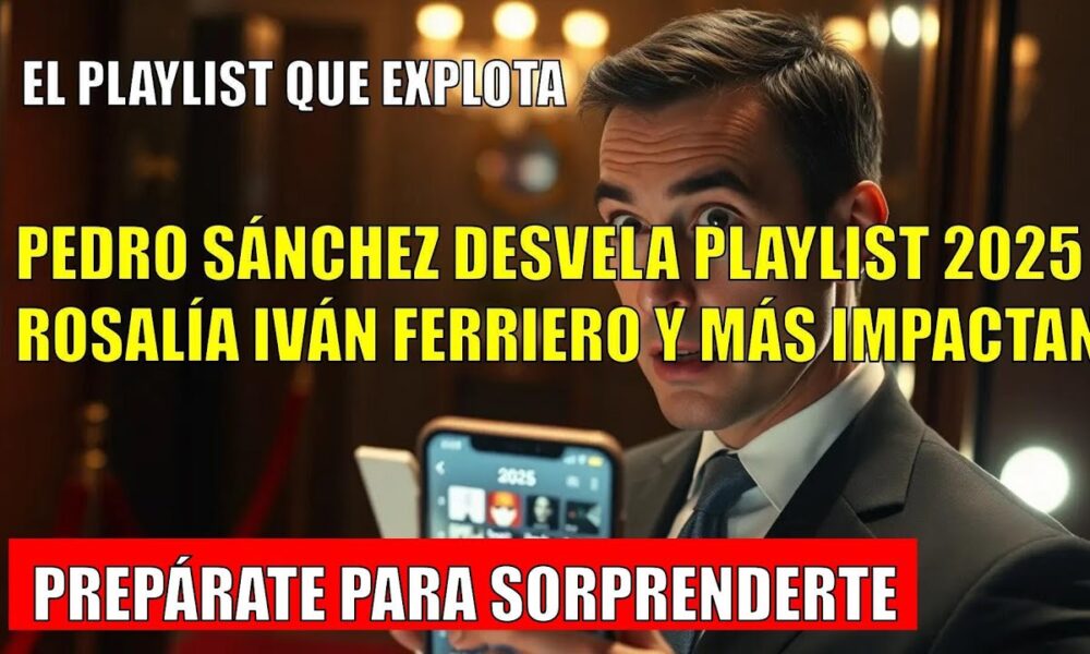 Pedro Sánchez DESVELA su playlist de 2025