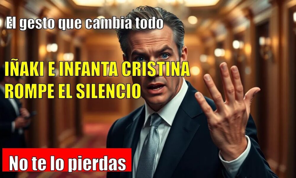 REVELA POLÉMICA el GESTO que REAPARECE en la historia de Iñaki