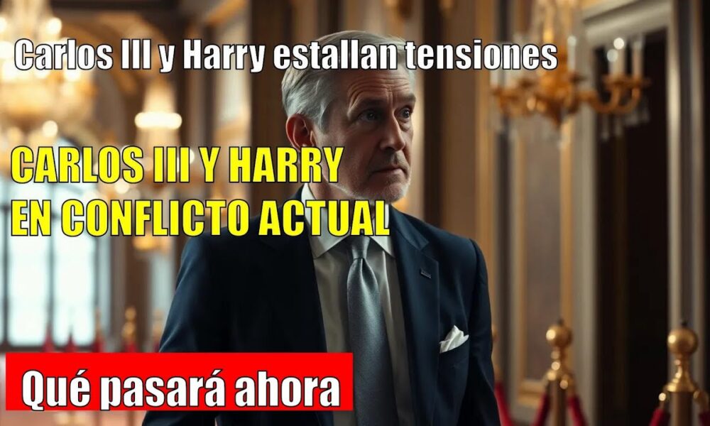 CARLOS III CONFRONTA sus tensiones con Harry