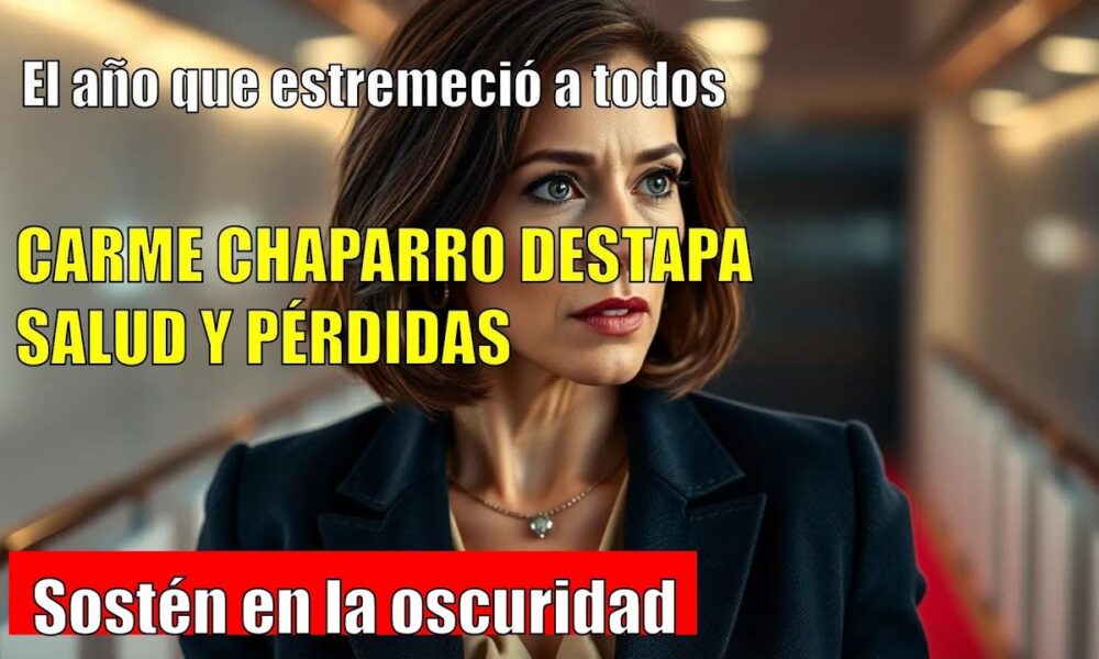Carme Chaparro ASOMBRA con mensaje que resume el año más duro de su vida