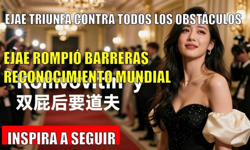 Ejae LOGRA su mayor triunfo tras años de lucha