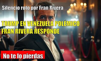 Fran Rivera RESPONDE a las críticas por aplaudir a Trump en Venezuela