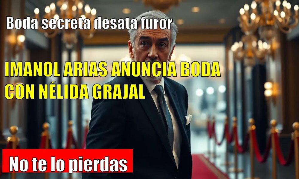 Imanol Arias SORPRENDE con su boda íntima