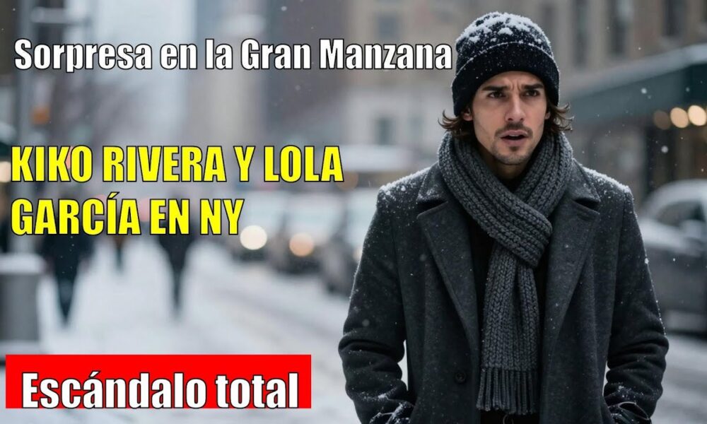 Kiko Rivera SORPRENDE en Nueva York con Lola García
