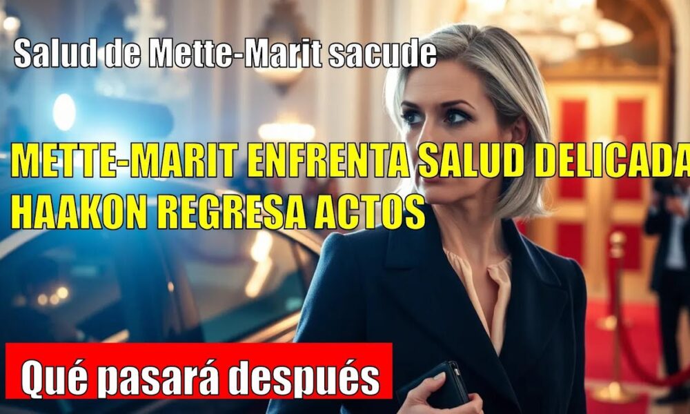 Mette-Marit CAMBIA su agenda por salud