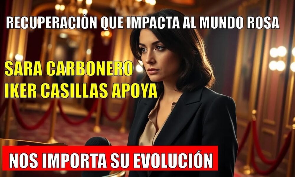 Sara Carbonero SORPRENDE con su recuperación tras intervención
