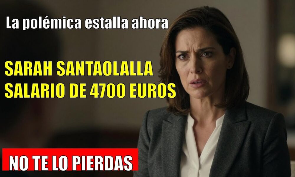Sarah Santaolalla RESPONDE a las críticas sobre su sueldo y su carrera
