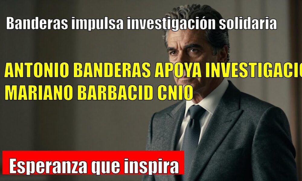 Antonio Banderas SORPRENDE apoyando investigación contra el cáncer de páncreas