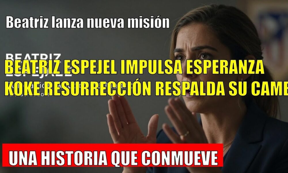 Beatriz ANUNCIA NUEVA LABOR con la Fundación Atlético de Madrid