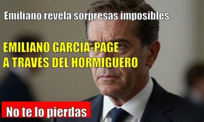Emiliano García-Page LUCE ANÉCDOTAS en El Hormiguero