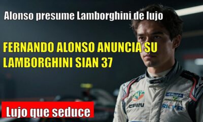 Fernando Alonso MUESTRA su Lamborghini Sián FKP 37: edición limitada