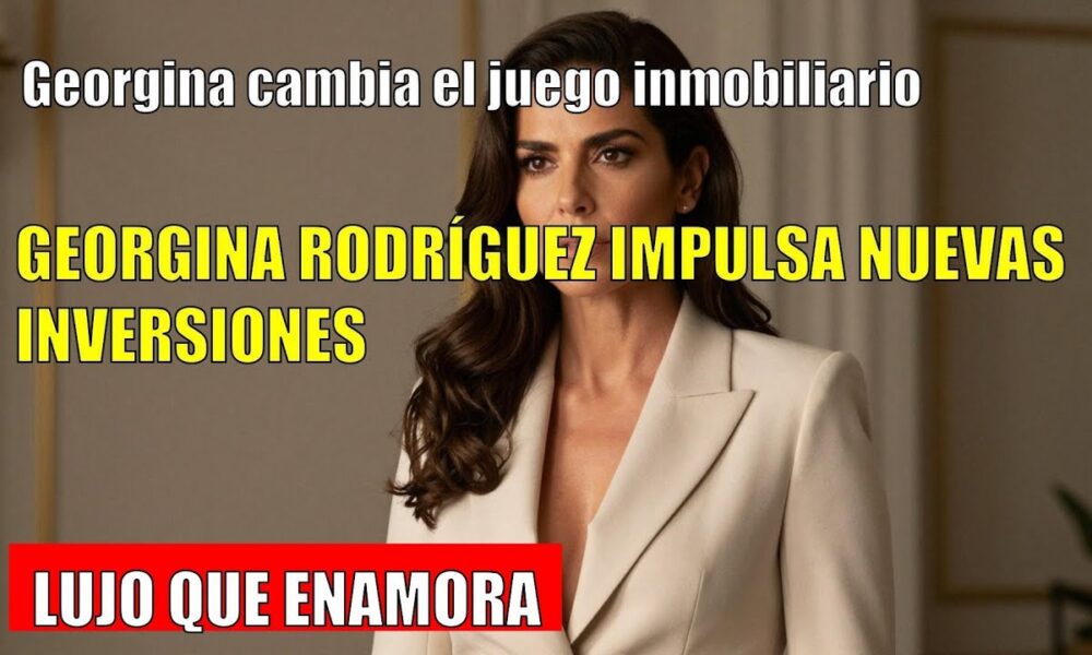 Georgina Rodríguez ANUNCIA una nueva etapa en sus inversiones inmobiliarias