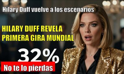 Hilary Duff ANUNCIA su primera gira mundial en casi dos décadas