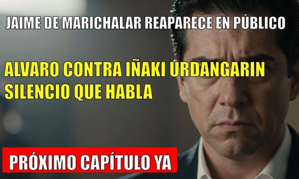 Jaime de Marichalar APARECE tras las críticas de Álvaro contra Iñaki Urdangarin