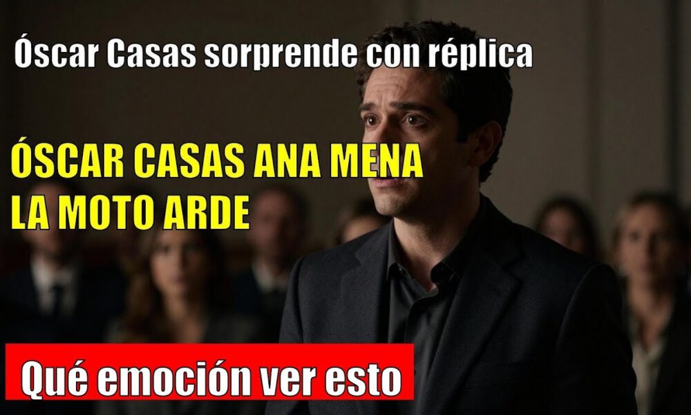 Óscar Casas SORPRENDE con RÉPLICA MOTO de Ídolos
