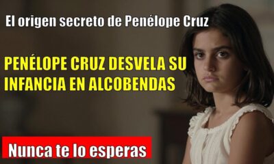 Penélope Cruz CAPTAN su infancia en Alcobendas