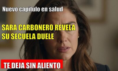 Sara Carbonero ADMITE la secuela de su bache de salud