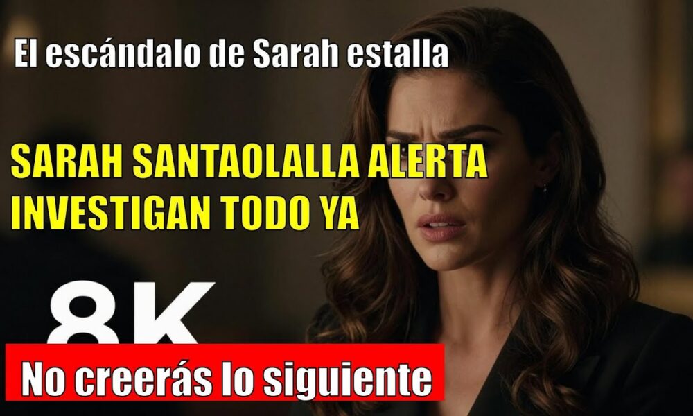 Sarah Santaolalla CONFRONTA acusaciones de intrusismo