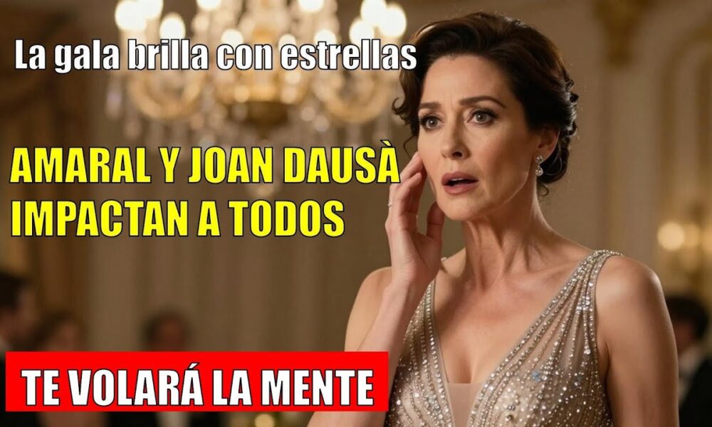 Amaral SORPRENDE en la gala solidaria People in Red Barcelona