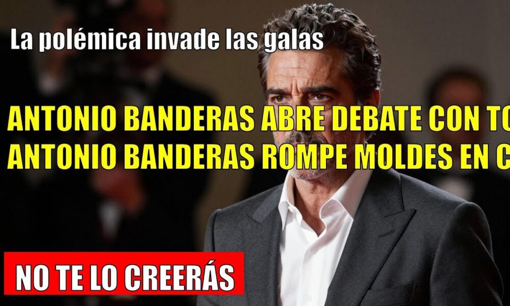 Antonio Banderas COMENTA la presencia de influencers en galas