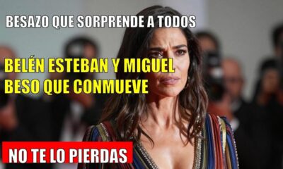 Belén Esteban SORPRENDE con beso de película junto a Miguel