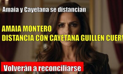 CAPTAN a Amaia Montero distanciándose de Cayetana Guillén Cuervo