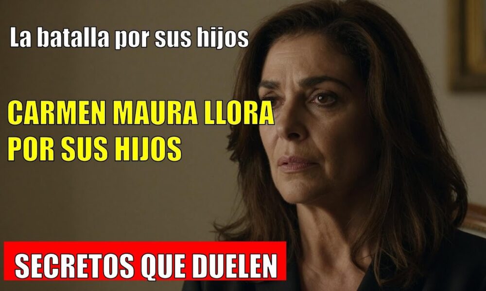 Carmen Maura CONFIESA la lucha por recuperar a sus hijos