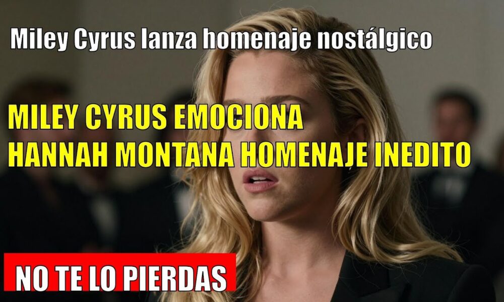 Miley Cyrus ANUNCIA un especial conmemorativo por Hannah Montana