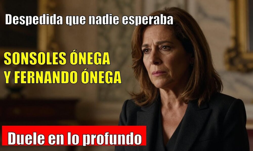 Sonsoles Ónega OPINA sobre la despedida de su padre Fernando Ónega