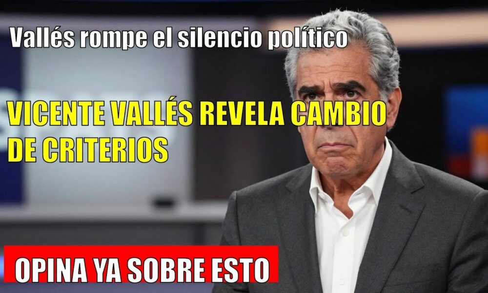 Vicente Vallés CONFRONTA el CAMBIO de criterio