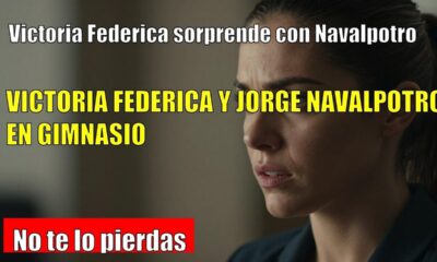Victoria Federica LUCE con Navalpotro y su suegra en el gimnasio