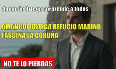 Amancio Ortega CAPTAN en su REFUGIO frente al mar