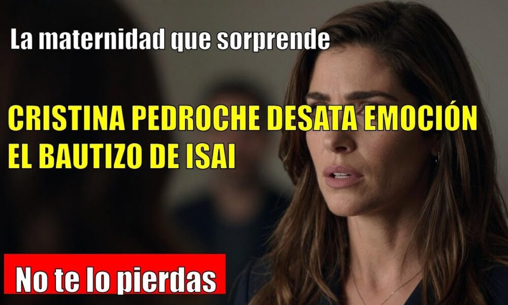 Cristina Pedroche CONMUEVE al hablar de su maternidad