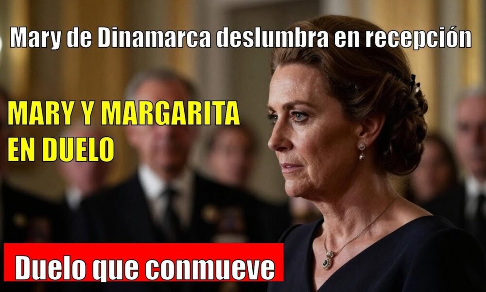 Mary de Dinamarca LUCE en la RECEPCIÓN por el cumpleaños de Margarita