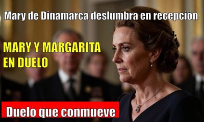 Mary de Dinamarca LUCE en la RECEPCIÓN por el cumpleaños de Margarita