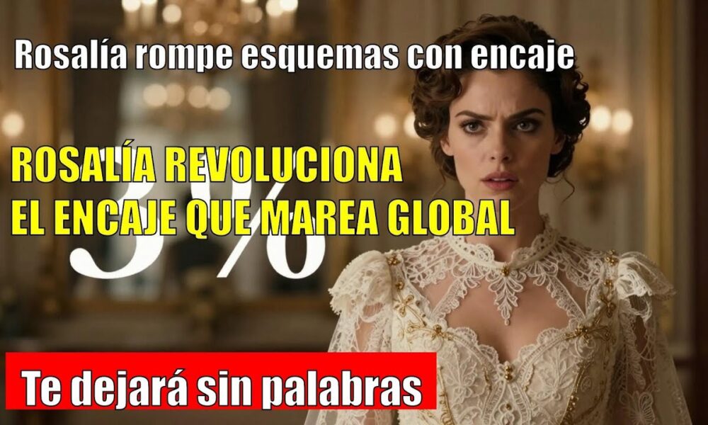 Rosalía DESVELA el encaje como lenguaje contemporáneo