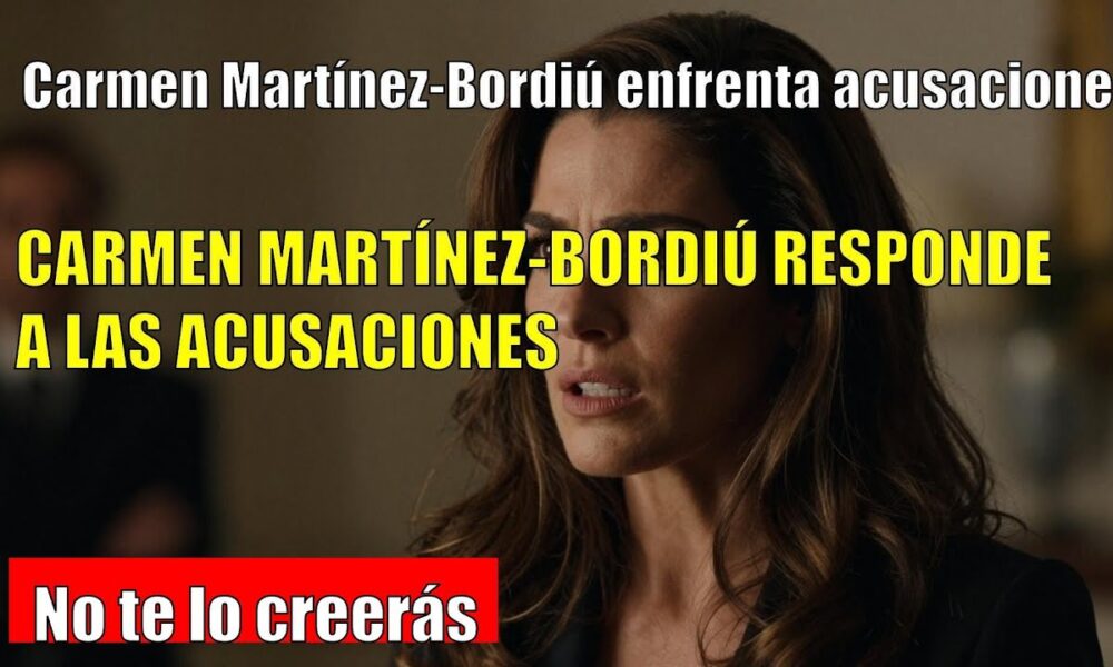 Carmen Martínez-Bordiú RESPONDE ACUSACIONES a los ex-empleados