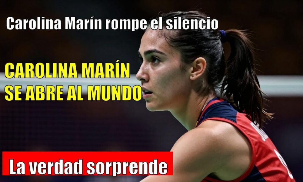 Carolina Marín ADMITE no quería acabar con una prótesis