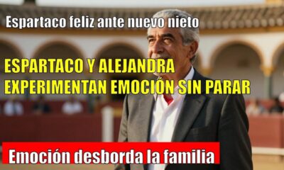 Espartaco ANUNCIA su felicidad como abuelo