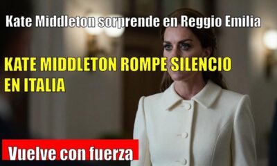 Kate Middleton SORPRENDE en su viaje a Reggio Emilia