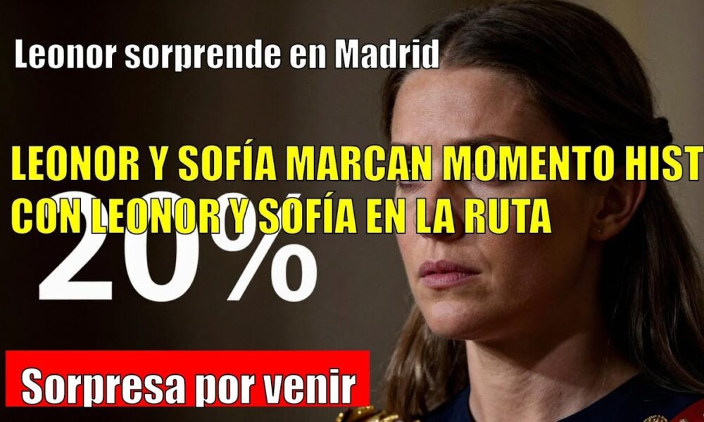 Leonor SORPRENDE con el recorrido por Madrid junto al Papa León XIV