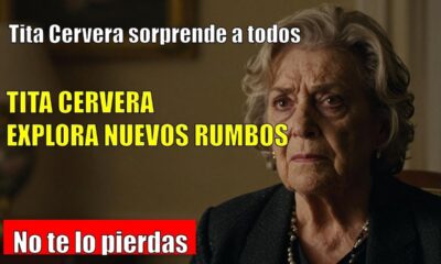 Tita Cervera CAMBIA su hábito de fumar